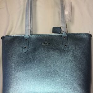 Blue Coach Purse